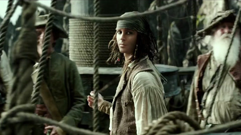 加勒比海盗5(片段)与小杰克结下不共戴天之仇