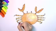 美味的螃蟹简笔画