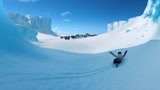 你们企鹅原来在雪地上也可以游泳的吗？