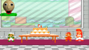 超级马里奥：辛苦背了一路的蛋糕被马里奥吃了 公主被当成巴迪