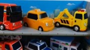 小公交太有消防车和救护车与警车车模拆箱玩具
