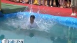 浙江男孩来冲关,希望不要掉下水,但这个愿望看来是无法实现了!