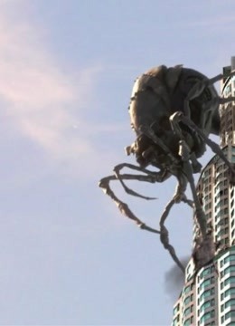 巨型蜘蛛占领高楼繁殖,刀枪不入差点催毁美国,军方派战斗机攻击