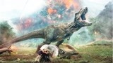 侏罗纪世界2：恐龙误闯人类会场，场面堪比和平精英