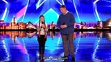英国达人秀：父女唱歌，10岁女孩声音简直天籁