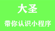 跟【大圣】学习带你认识小程序 订阅号服务号公众号小程序怎么制作?知识名师课堂爱奇艺