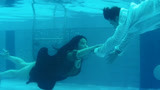 夜孔雀：刘亦菲这段戏真是艺术，不知道在水下怎么拍的，好浪漫！