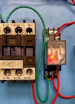 电工知识:中间继电器控制接触器,接线步骤一一讲解,执行演示