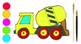 神奇水泥车卡车小玩具简笔画