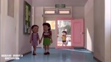 哆啦A梦：大雄有了任意门，上学也不怕迟到，太厉害了！