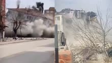 土耳其今日再发5.6级地震：大楼轰然倒塌粉碎 化为废墟烟尘四起