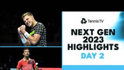 ATP新生力量总决赛第二日：菲斯、斯特里克横扫获胜