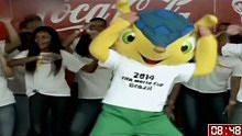 巴西世界杯吉祥物投票定昵称 弗莱克大跳江南舞