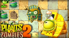 植物大战僵尸2 Ancient Egypt Day 25 BOSS 游戏演练 手游酷玩