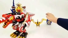 恐龙战队变形金刚机器人玩具组装
