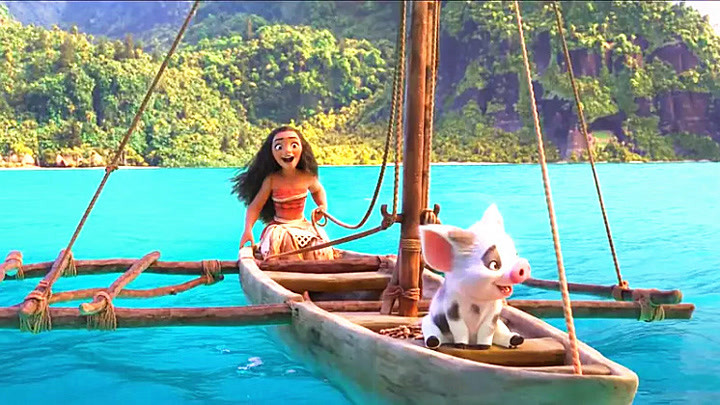 海洋奇缘：海洋公主莫阿娜扬帆起航，寻找半神毛伊