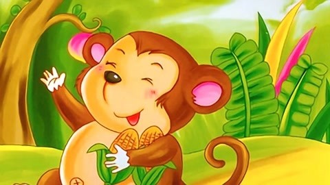 小猴子摘桃(佚名): 小猴子摘桃