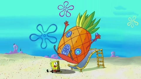 海绵宝宝菠萝堡背景图图片