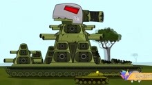 坦克世界动画：暗黑白云RV44碾压一切
