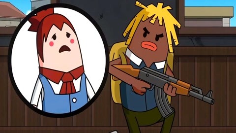 搞笑吃鸡动画系列:香肠派对痴鸡小队爆笑动漫
