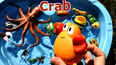 带你认识深海里的红色螃蟹玩具