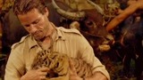 虎兄虎弟：男主安抚受惊吓的小老虎，老虎却咬着他的手不肯放！