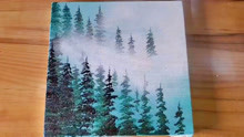 雾凇风景画的绘制方法！