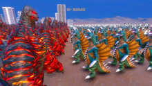 奥特曼怪兽大战：400个ex熔岩雷德王vs400个盖刚，哪个更强？