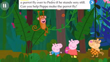 佩奇一家去森林见猴哥。小猪佩奇游戏