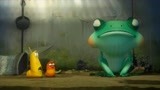 爆笑虫子：小红小黄被青蛙攻击，小红被迫学青蛙叫！