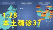 本轮疫情动态地图：1月28日本土确诊37例 杭州报告18例