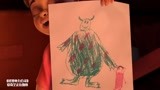 怪兽电力公司：小孩画画送给怪兽，怪兽吓坏了，是死亡通知书？