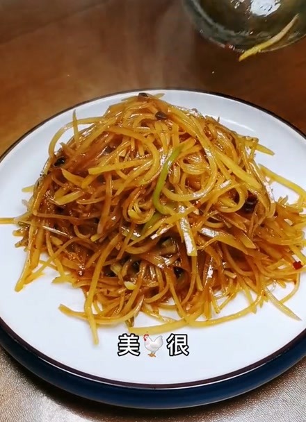 老干妈土豆丝,下饭