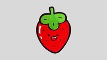 多多学画画 第226集 儿童简笔画 草莓 幼儿园宝宝一起画香甜草莓