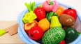 蔬菜水果切切乐彩色益智玩具里竟然有可以切的猕猴桃