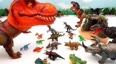 超大恐龙头部玩具和恐龙玩具