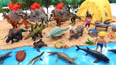 玩具世界跟各种海洋恐龙一起玩