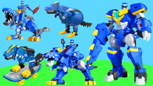 迷你特工队弗特变形玩具大合集，超级恐龙力量机甲变形机器人