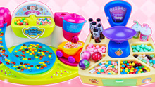 奇奇和悦悦的玩具合集 有趣的彩虹糖轨道糖果工厂