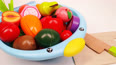 彩色水果切切乐早教益智玩具厨房过家家玩具
