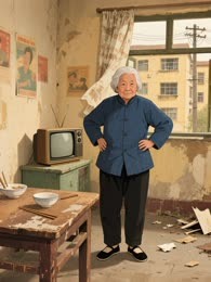 被逆子冻死重生后，老太直接把桌掀